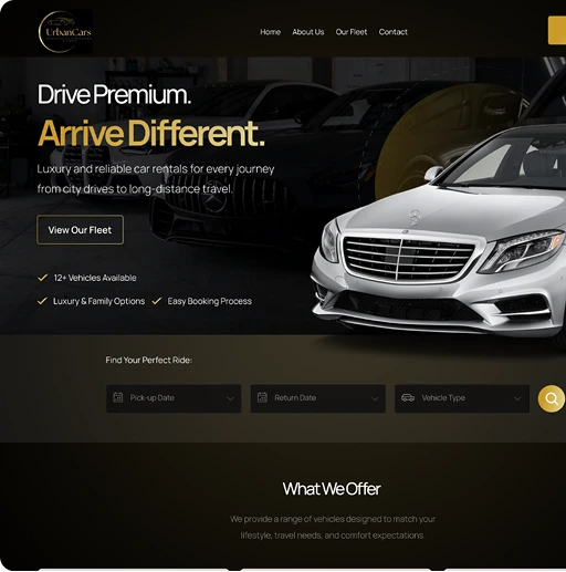 Auto Luxe — Automotive Web Case Study